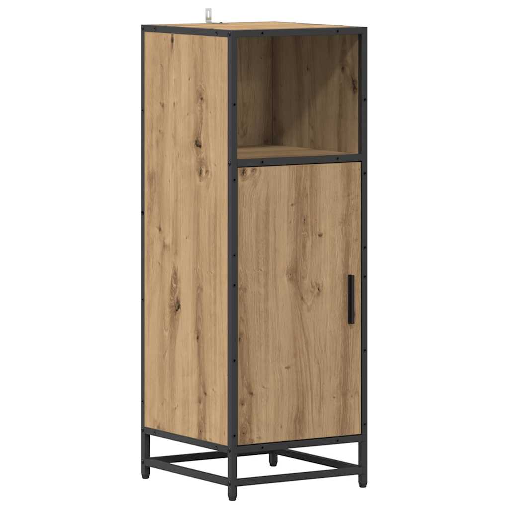 Badkamer Kast artisanaal eikenkleurig 35 x 37,5 x 100 cm