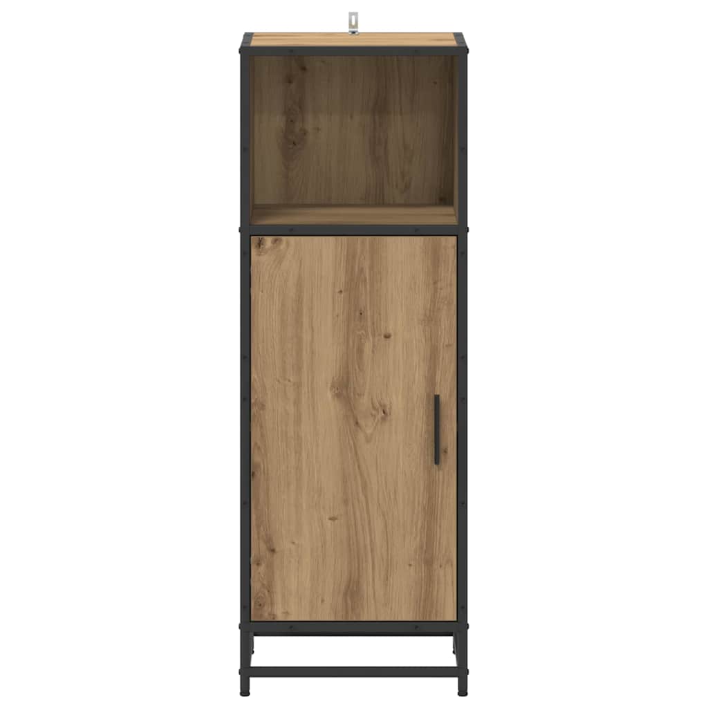 Badkamer Kast artisanaal eikenkleurig 35 x 37,5 x 100 cm