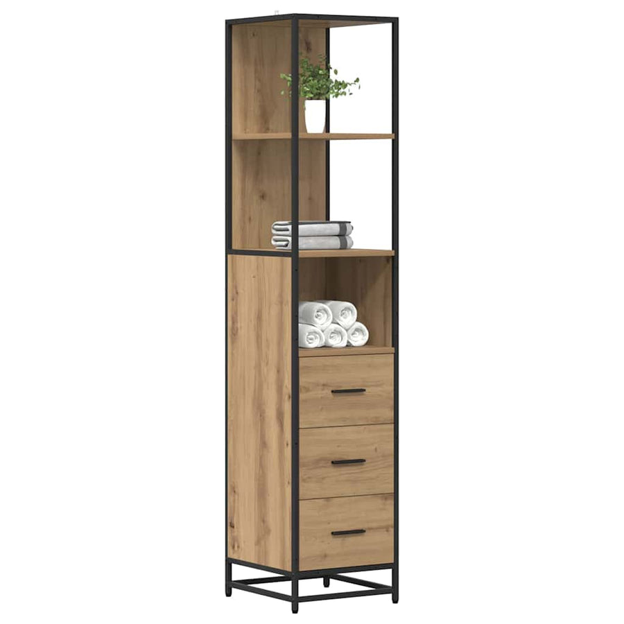 Badkamermeubelset Artisan Eiken 35 x 37,5 x 166 cm Bewerkt hout