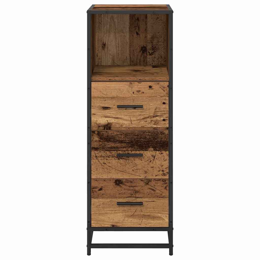 Badkamermeubelset Oud Hout 35 x 37,5 x 100 cm Bewerkt hout
