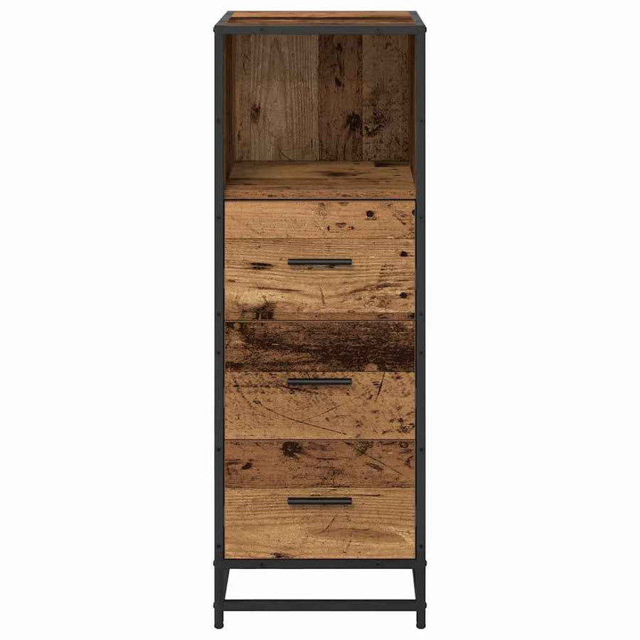 Badkamermeubelset Oud Hout 35 x 37,5 x 100 cm Bewerkt hout