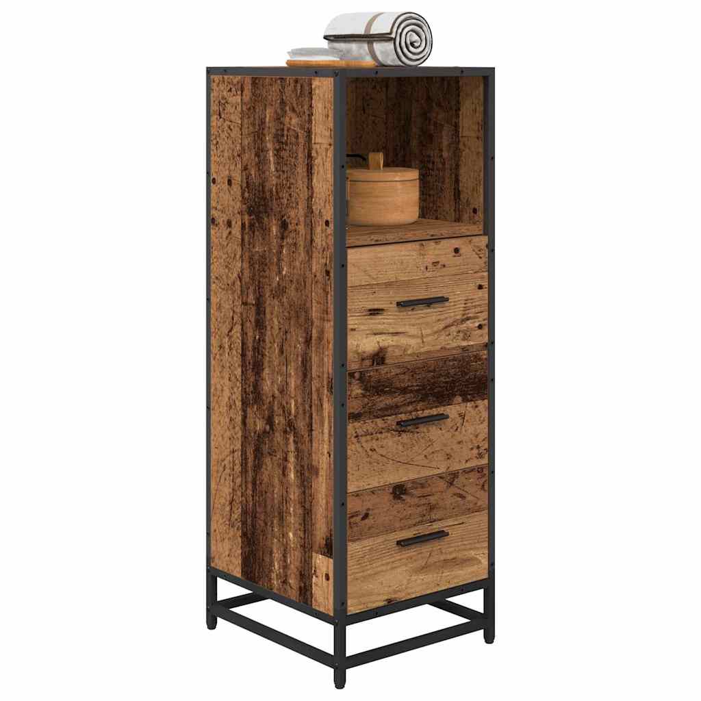 Badkamermeubelset Oud Hout 35 x 37,5 x 100 cm Bewerkt hout