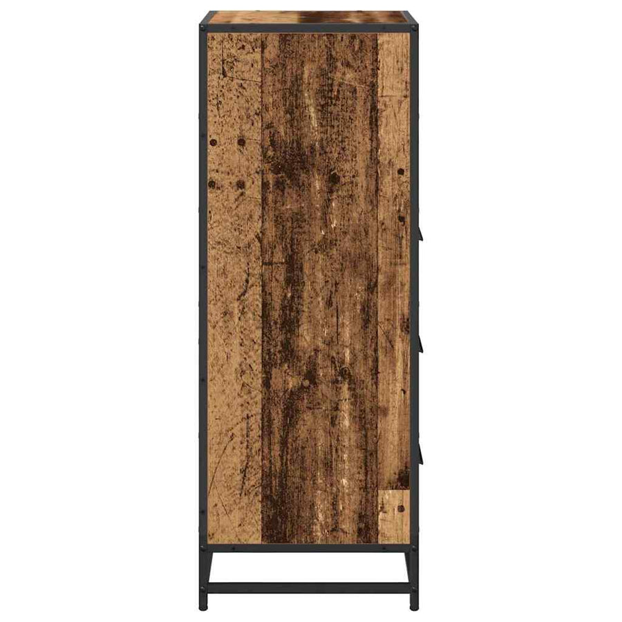Badkamermeubelset Oud Hout 35 x 37,5 x 100 cm Bewerkt hout