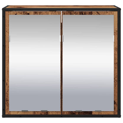 Wandplank met plank Wandgemonteerd Oudhout 65 x 20 x 60 cm