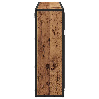 Wandplank met plank Wandgemonteerd Oudhout 65 x 20 x 60 cm