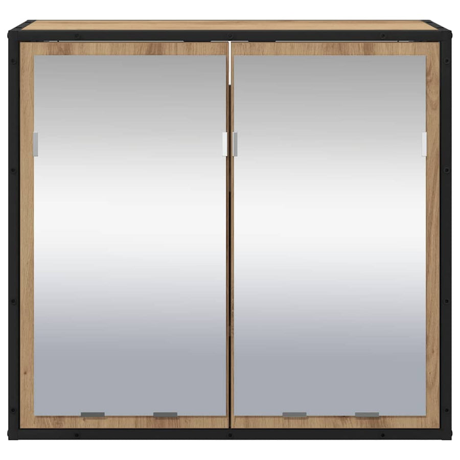 Wandplank met plank met opslag Artisan Eiken 65 x 20 x 60 cm