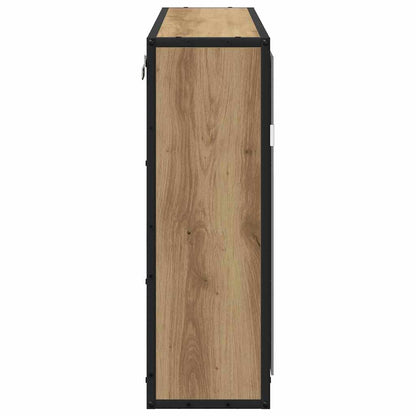 Wandplank met plank met opslag Artisan Eiken 65 x 20 x 60 cm