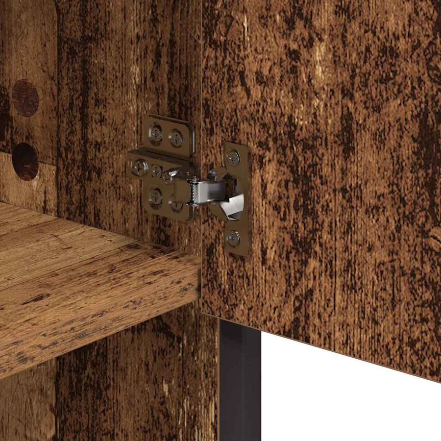 Badkamer spiegelkast Oud hout 65 x 20 x 60 cm Bewerkt hout