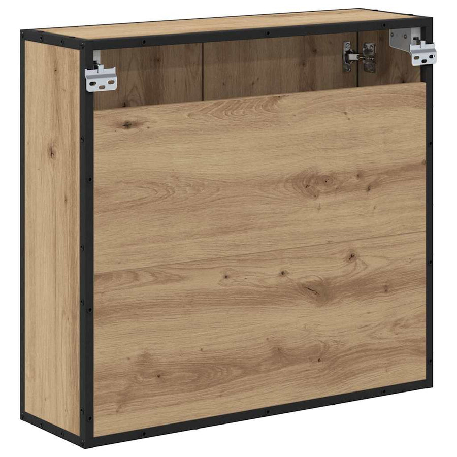 Wandplank met plank met opslag Artisan Eiken 65 x 20 x 60 cm