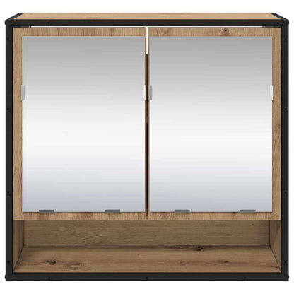 Wandplank met plank met opslag Artisan Eiken 65 x 20 x 60 cm