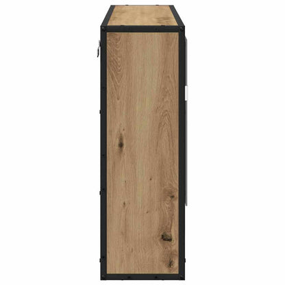 Wandplank met plank met opslag Artisan Eiken 65 x 20 x 60 cm