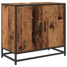 Badkamer wastafelkast Oud Hout 65 x 33 x 60 cm Bewerkt hout