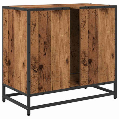 Badkamer wastafelkast Oud Hout 65 x 33 x 60 cm Bewerkt hout