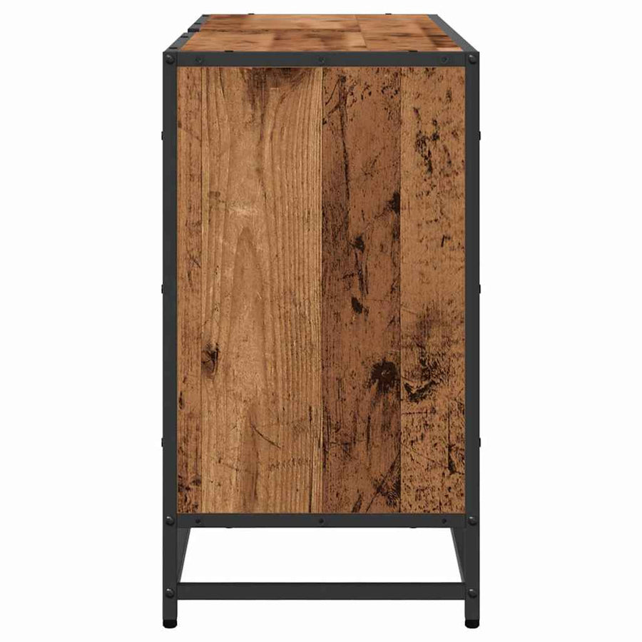 Badkamerkast met opslag Oud Hout 90 x 33 x 60 cm Bewerkt hout