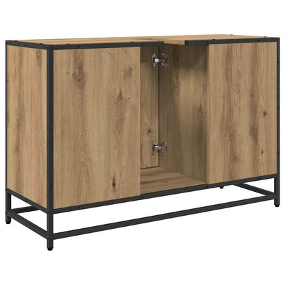Badkamerkast Artisan Eiken 90 x 33 x 60 cm Bewerkt hout