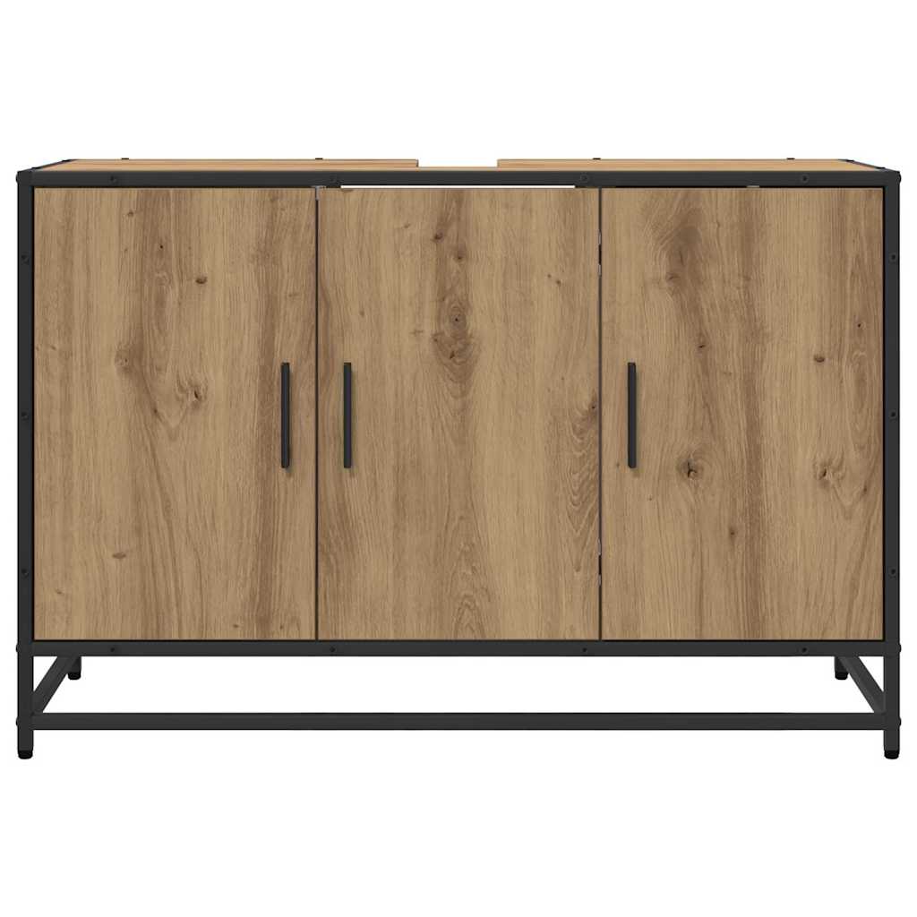 Badkamerkast Artisan Eiken 90 x 33 x 60 cm Bewerkt hout
