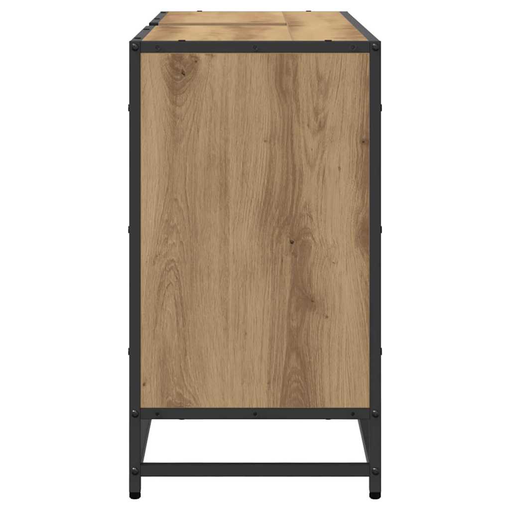 Badkamerkast Artisan Eiken 90 x 33 x 60 cm Bewerkt hout