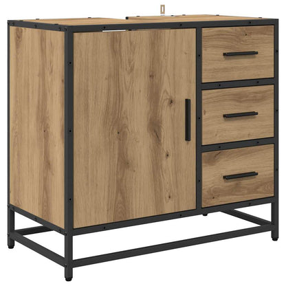Badkamerkast Artisan Eiken 65 x 33 x 60 cm Bewerkt hout