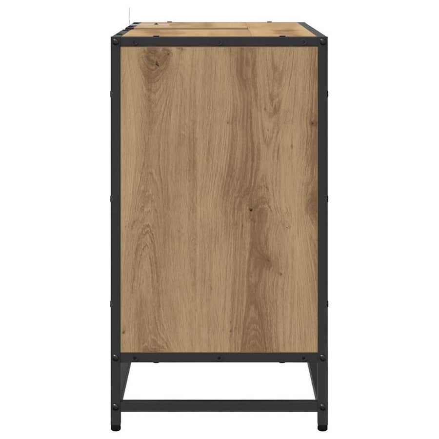 Badkamerkast Artisan Eiken 65 x 33 x 60 cm Bewerkt hout