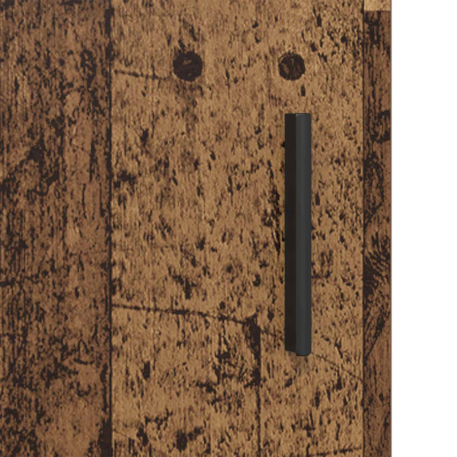 Badkamerkast met plank Oud Hout 65 x 33 x 60 cm Bewerkt hout