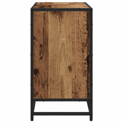 Badkamerkast met plank Oud Hout 65 x 33 x 60 cm Bewerkt hout