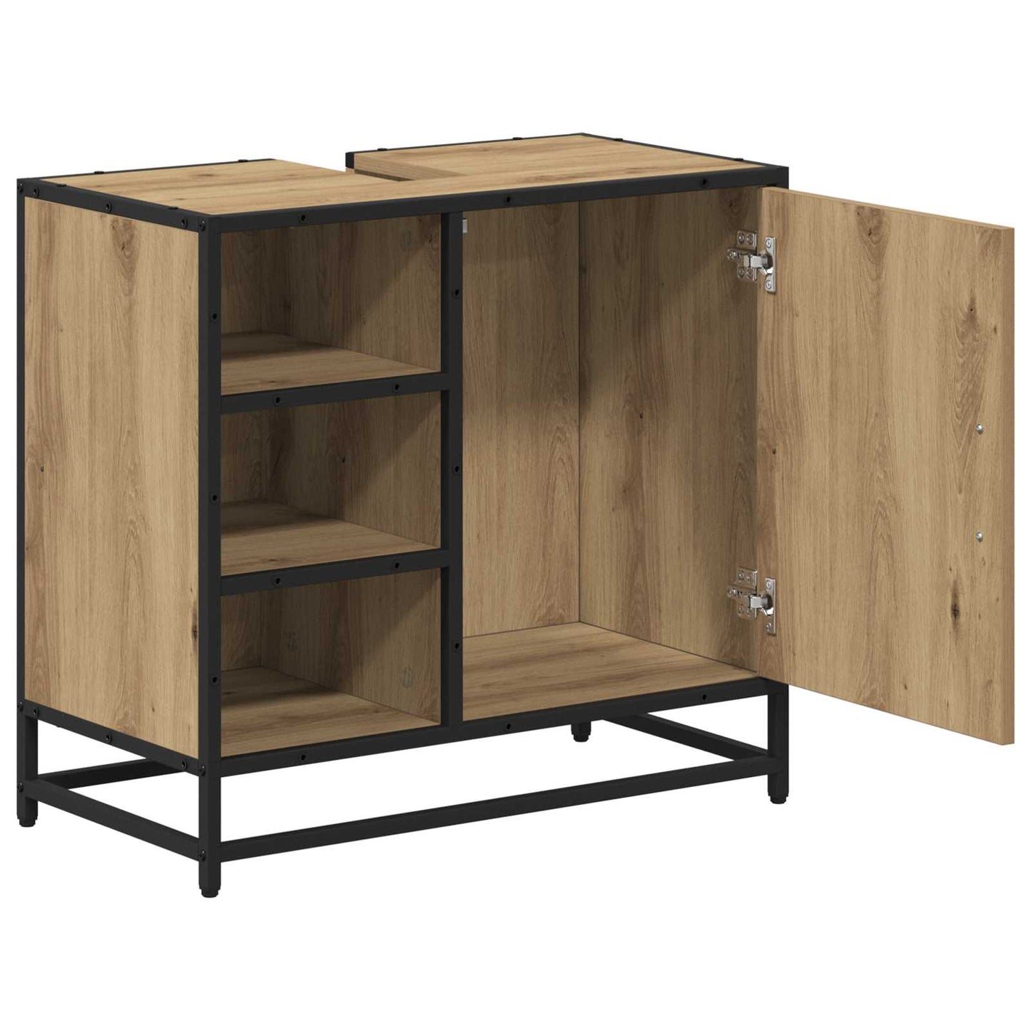 Badkamerkast Artisan Eiken 65 x 33 x 60 cm Bewerkt hout