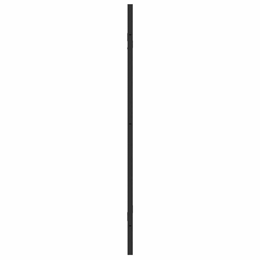 Douche Omhulsel Zwart 130 x 138 cm ESG-glas en aluminium