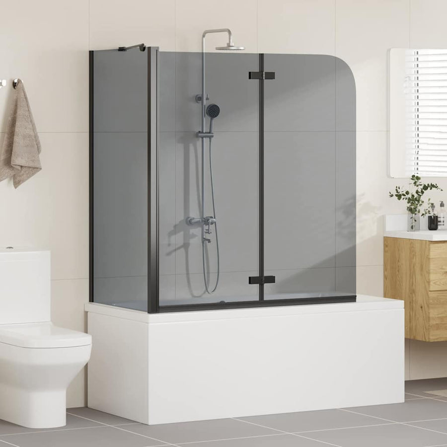 Douche Omhulsel Zwart 120 x 68 x 130 cm ESG-glas en aluminium