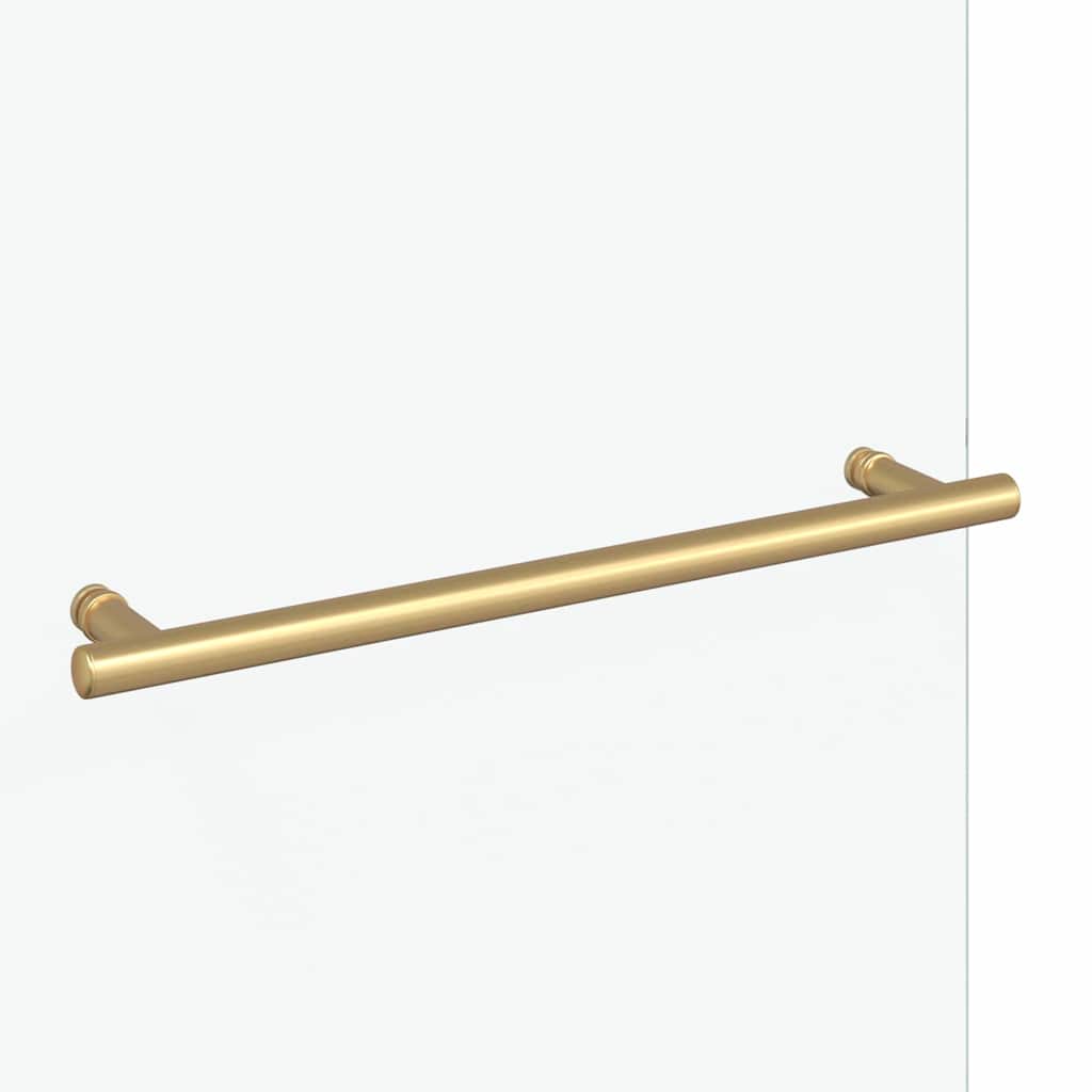 Douche Omhulsel Goud 120 x 140 cm ESG-glas en aluminium