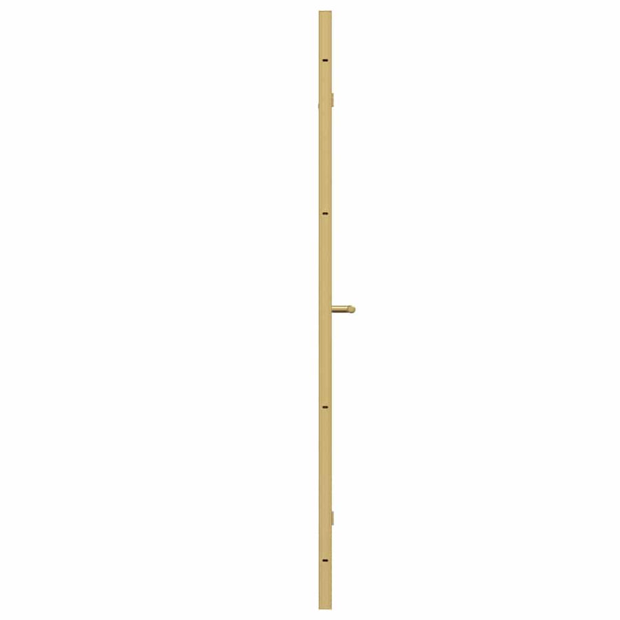 Douche Omhulsel Goud 120 x 140 cm ESG-glas en aluminium