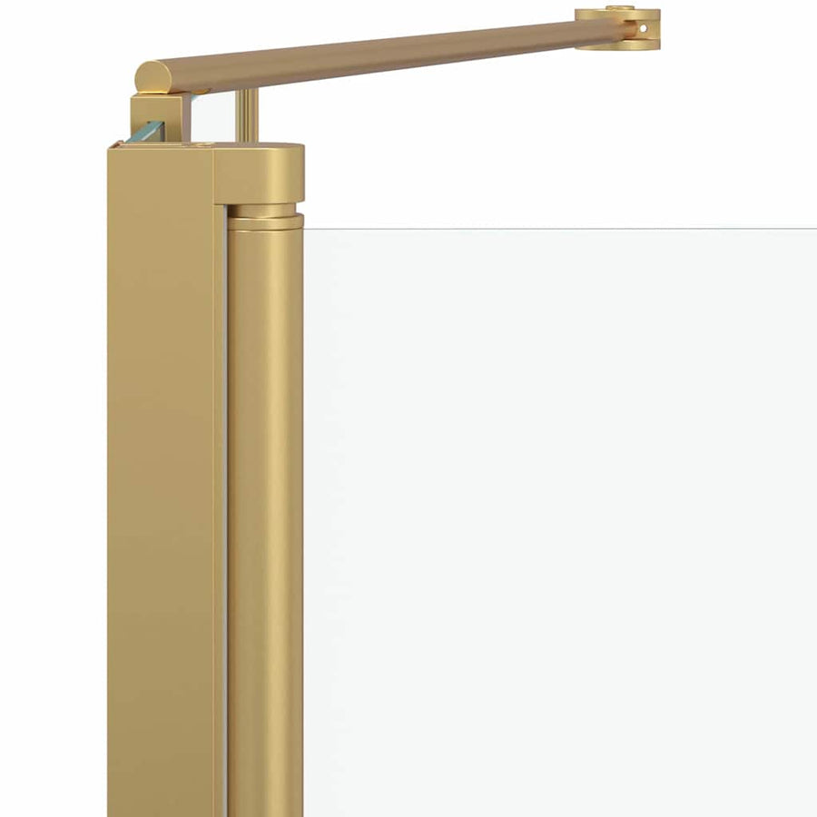 Douche Omhulsel Goud 120 x 68 x 130 cm ESG-glas en aluminium
