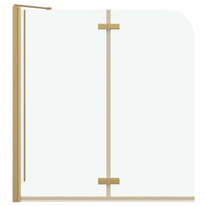 Douche Omhulsel Goud 120 x 68 x 130 cm ESG-glas en aluminium