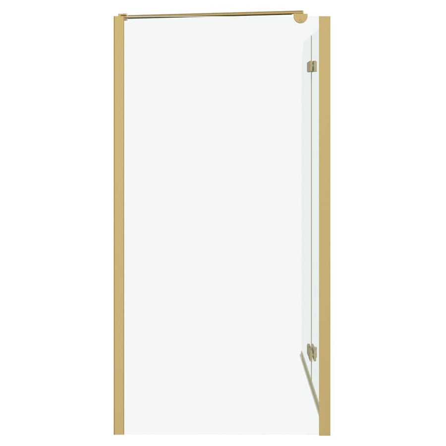 Douche Omhulsel Goud 120 x 68 x 130 cm ESG-glas en aluminium