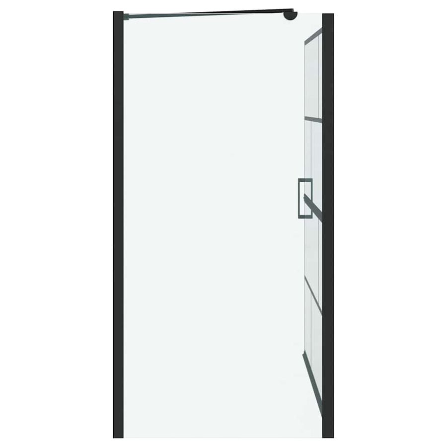Bad Douche Scherm Zwart en transparant 116 x 67 x 129.5 cm