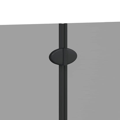 Douche Omhulsel Zwart 95 x 140 cm ESG-glas en aluminium