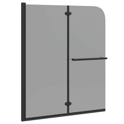 Douche Omhulsel Zwart 95 x 140 cm ESG-glas en aluminium