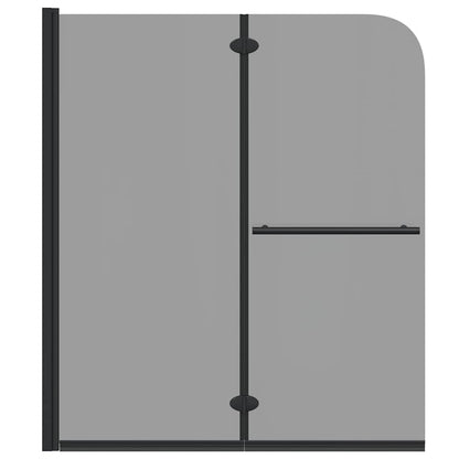 Douche Omhulsel Zwart 95 x 140 cm ESG-glas en aluminium