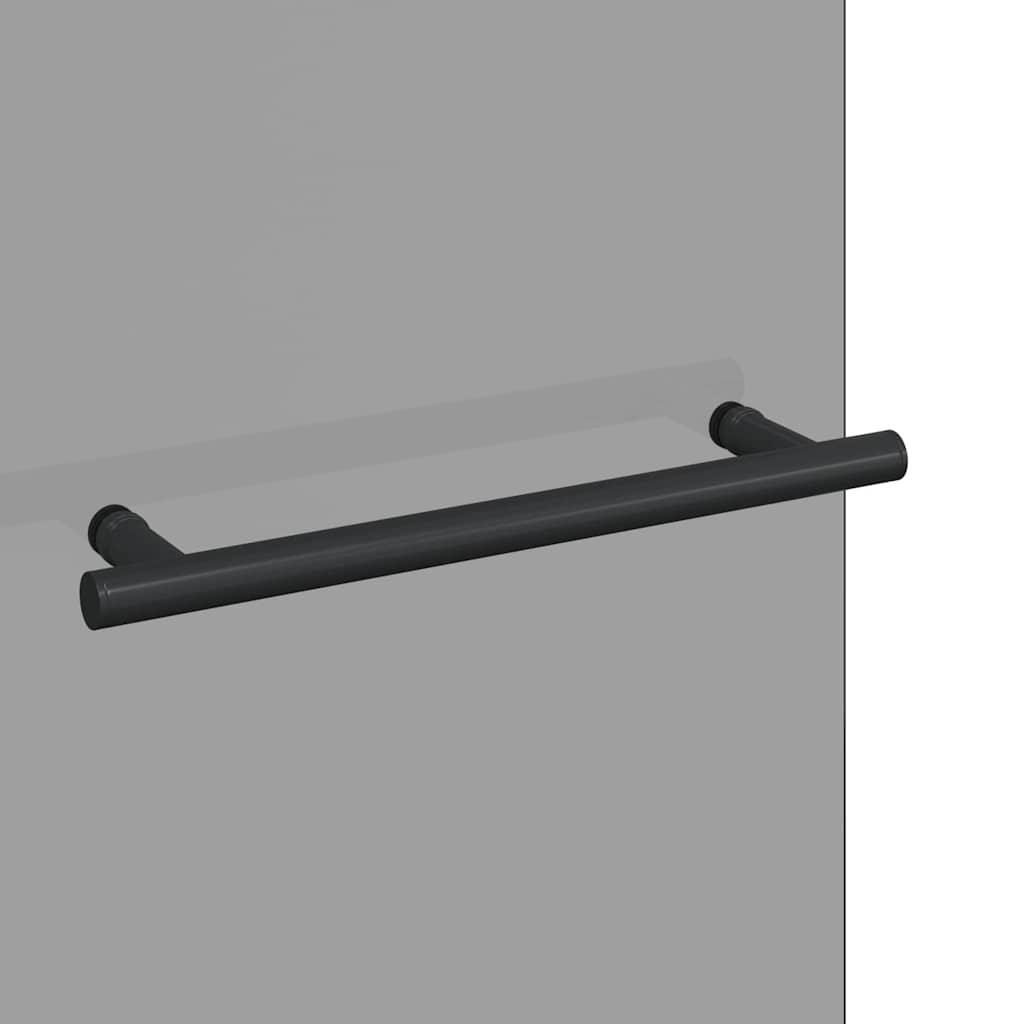 Douche Omhulsel Zwart 120 x 140 cm ESG-glas en aluminium
