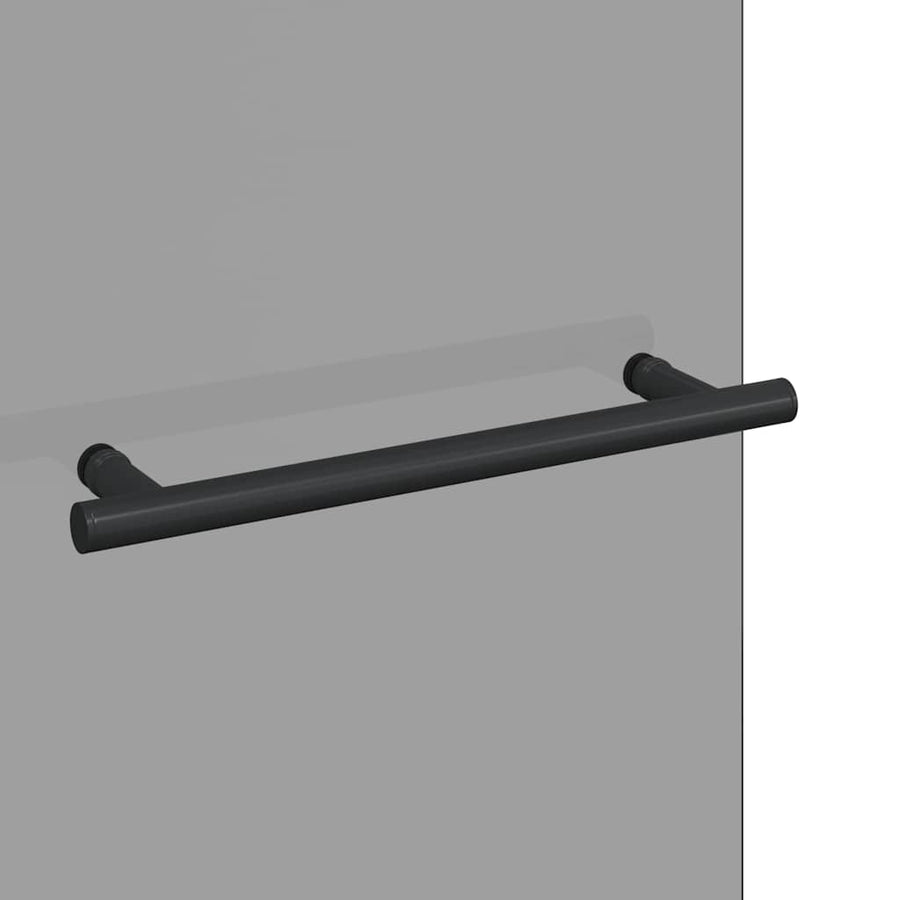 Douche Omhulsel Zwart 120 x 140 cm ESG-glas en aluminium