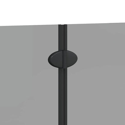 Douche Omhulsel Zwart 120 x 140 cm ESG-glas en aluminium