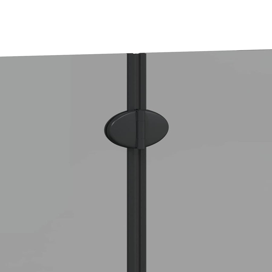 Douche Omhulsel Zwart 120 x 140 cm ESG-glas en aluminium