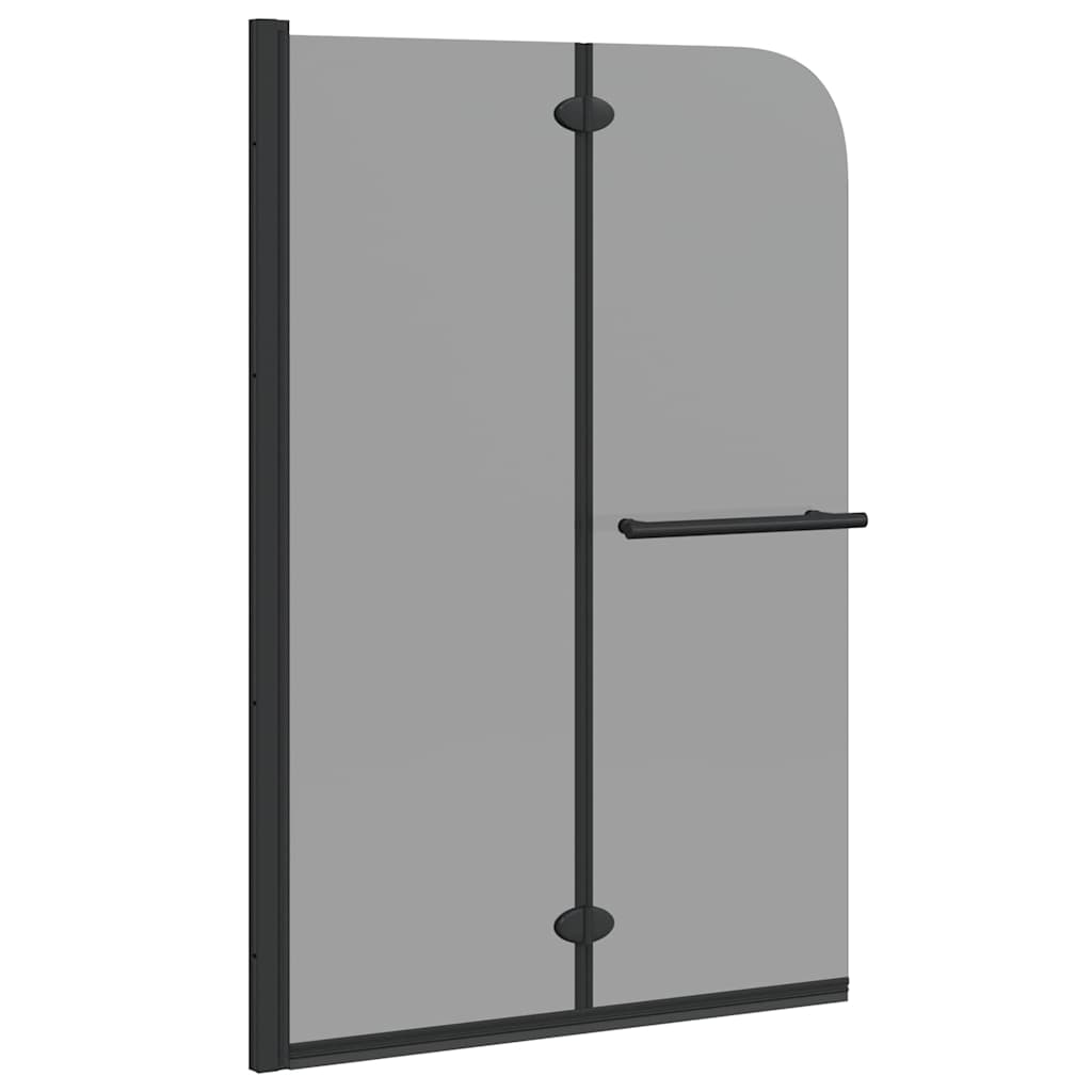 Douche Omhulsel Zwart 120 x 140 cm ESG-glas en aluminium