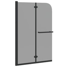 Douche Omhulsel Zwart 120 x 140 cm ESG-glas en aluminium