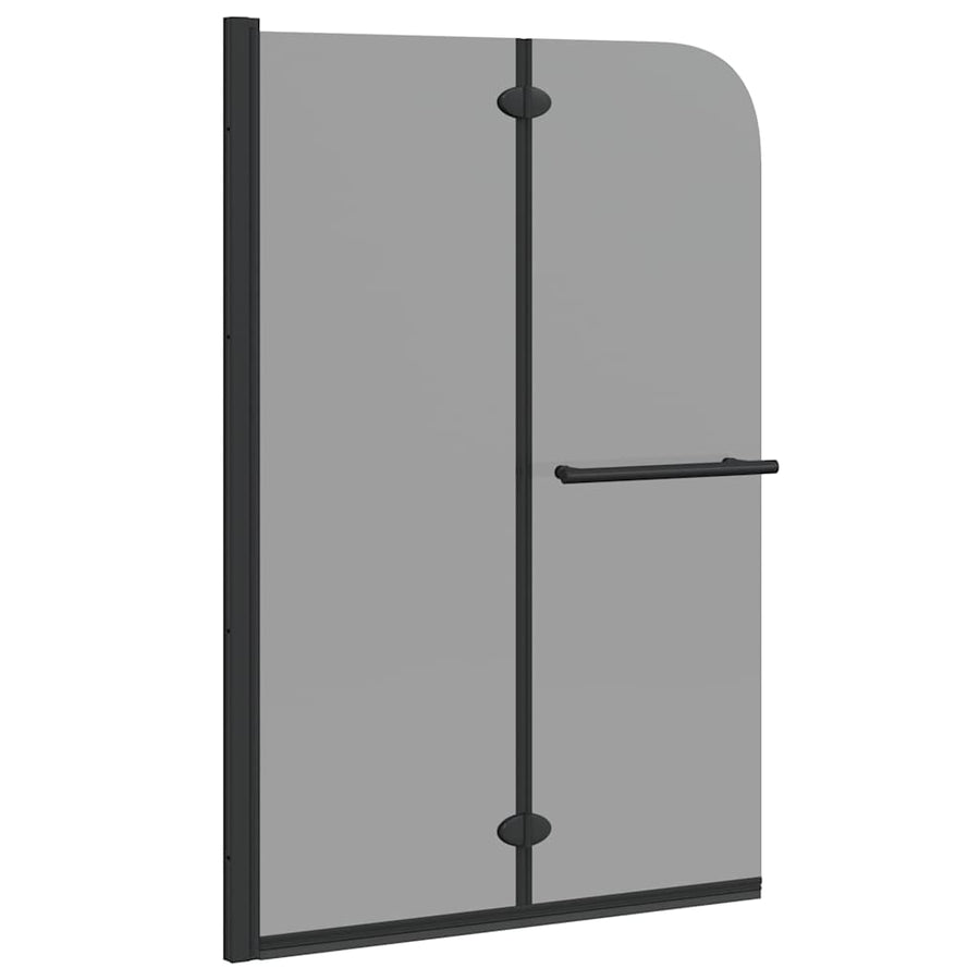 Douche Omhulsel Zwart 120 x 140 cm ESG-glas en aluminium
