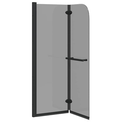 Douche Omhulsel Zwart 120 x 140 cm ESG-glas en aluminium