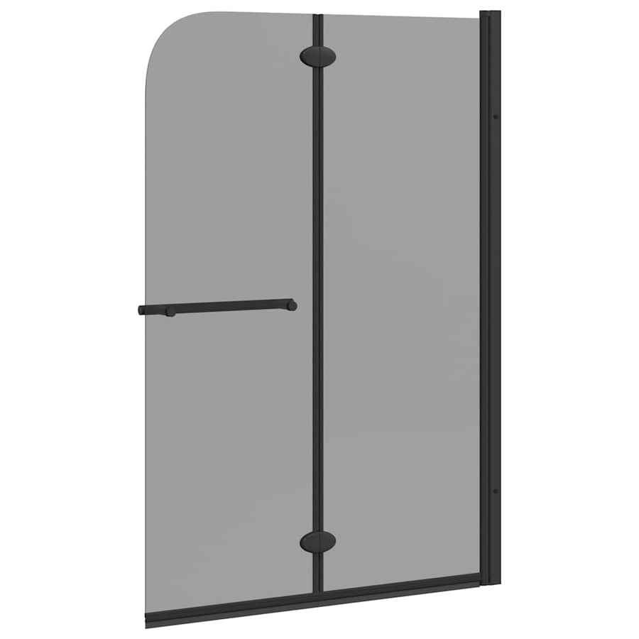 Douche Omhulsel Zwart 120 x 140 cm ESG-glas en aluminium