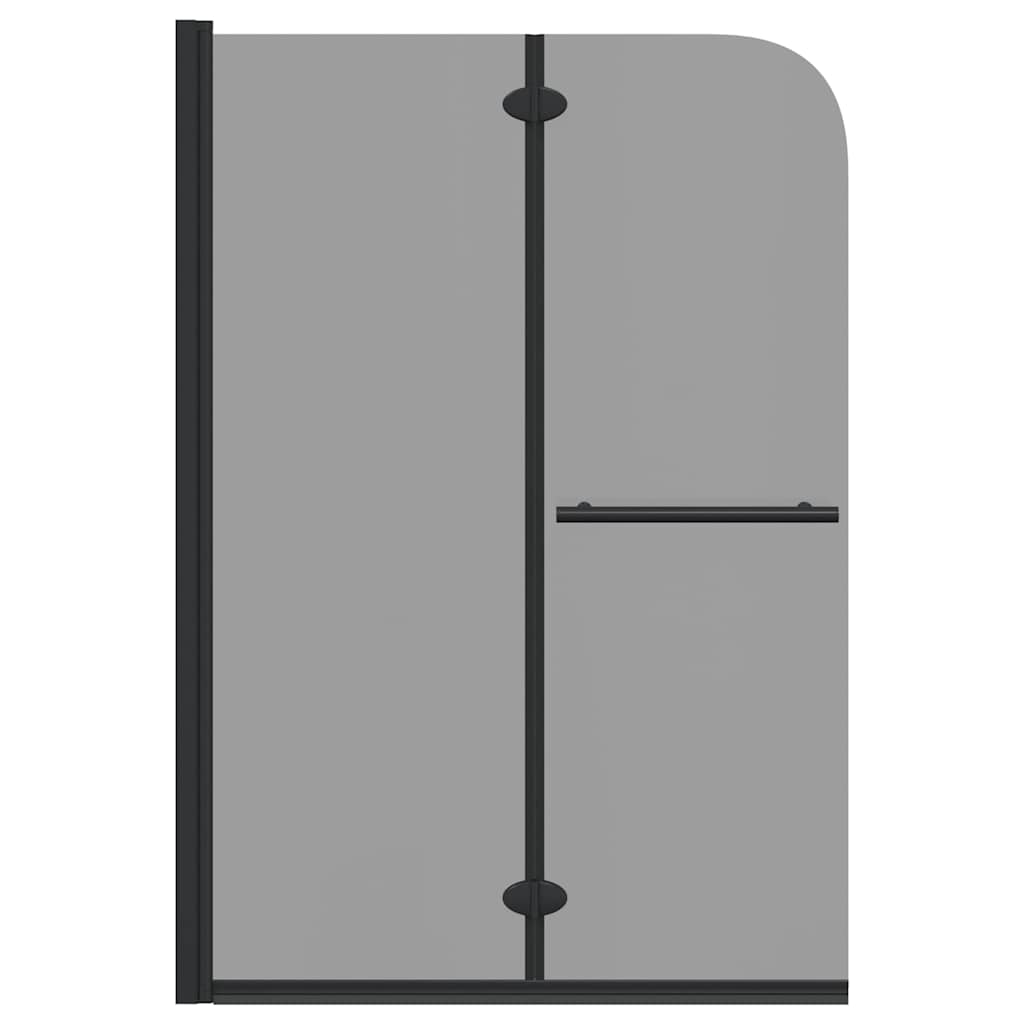 Douche Omhulsel Zwart 120 x 140 cm ESG-glas en aluminium