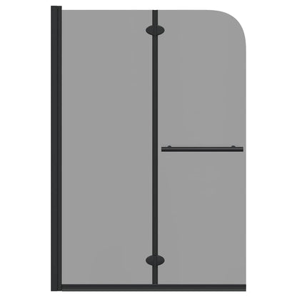 Douche Omhulsel Zwart 120 x 140 cm ESG-glas en aluminium