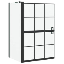 Bad Douche Scherm Zwart en transparant 80 x 67 x 129.5 cm