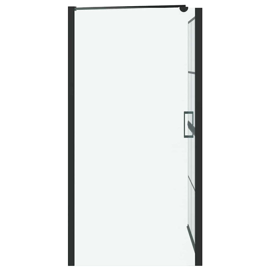 Bad Douche Scherm Zwart en transparant 80 x 67 x 129.5 cm